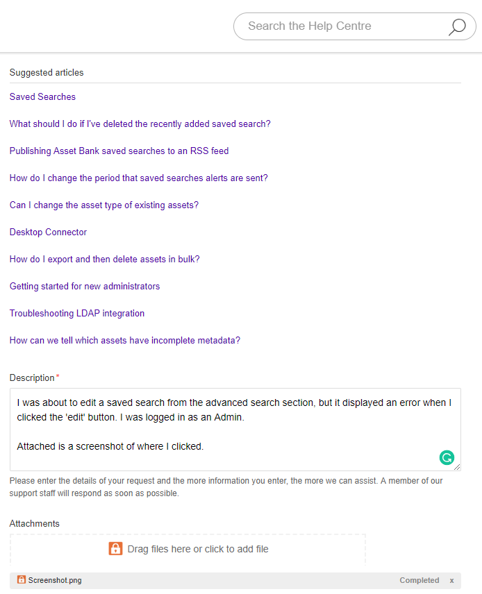 Raising_an_issue_with_support_-_pre_submitted.png